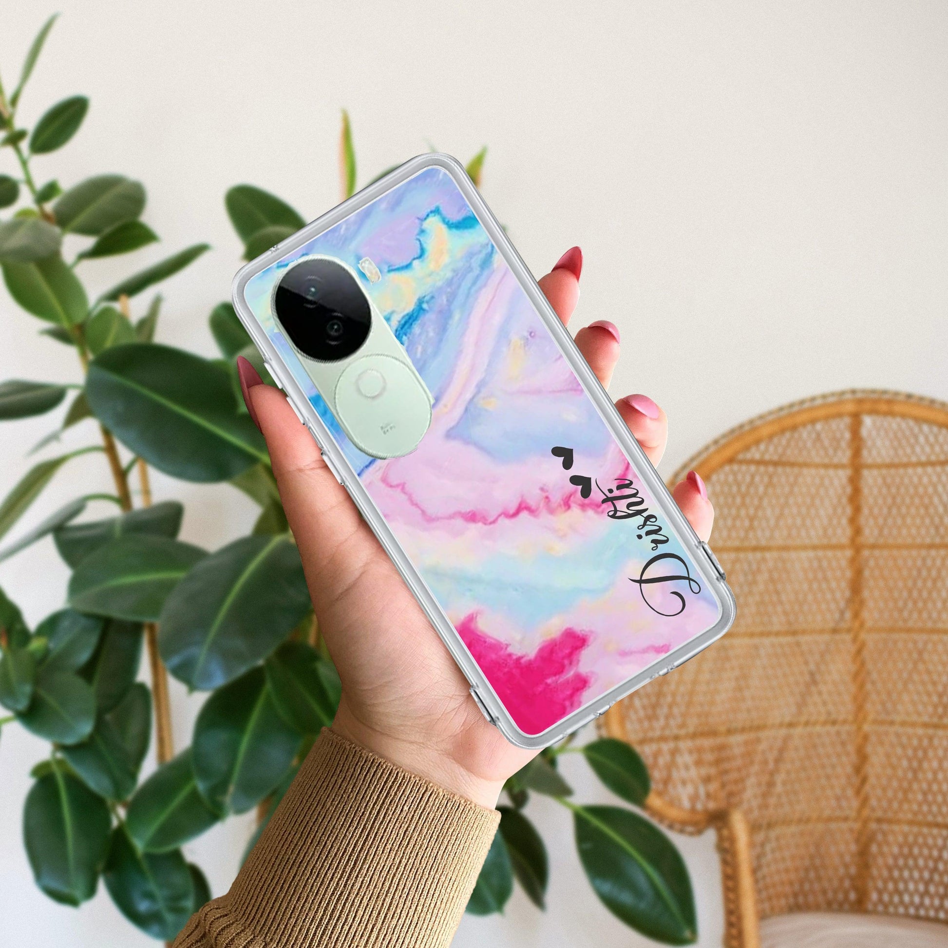 Customized Rainbow Silicon Case For Vivo ShopOnCliQ