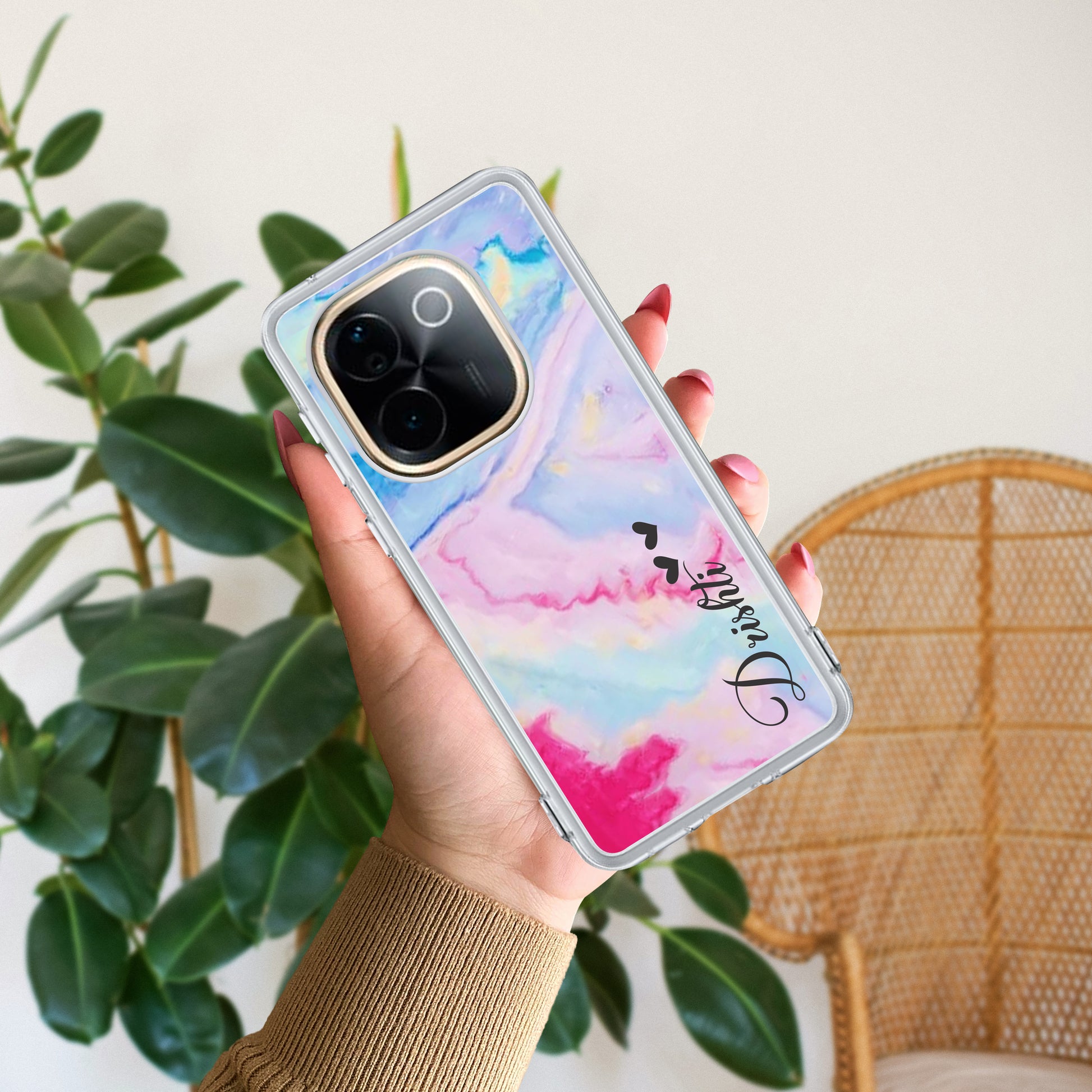 Customized Rainbow Silicon Case For Vivo ShopOnCliQ