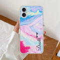 Customized Rainbow Silicon Case For iPhone 16
