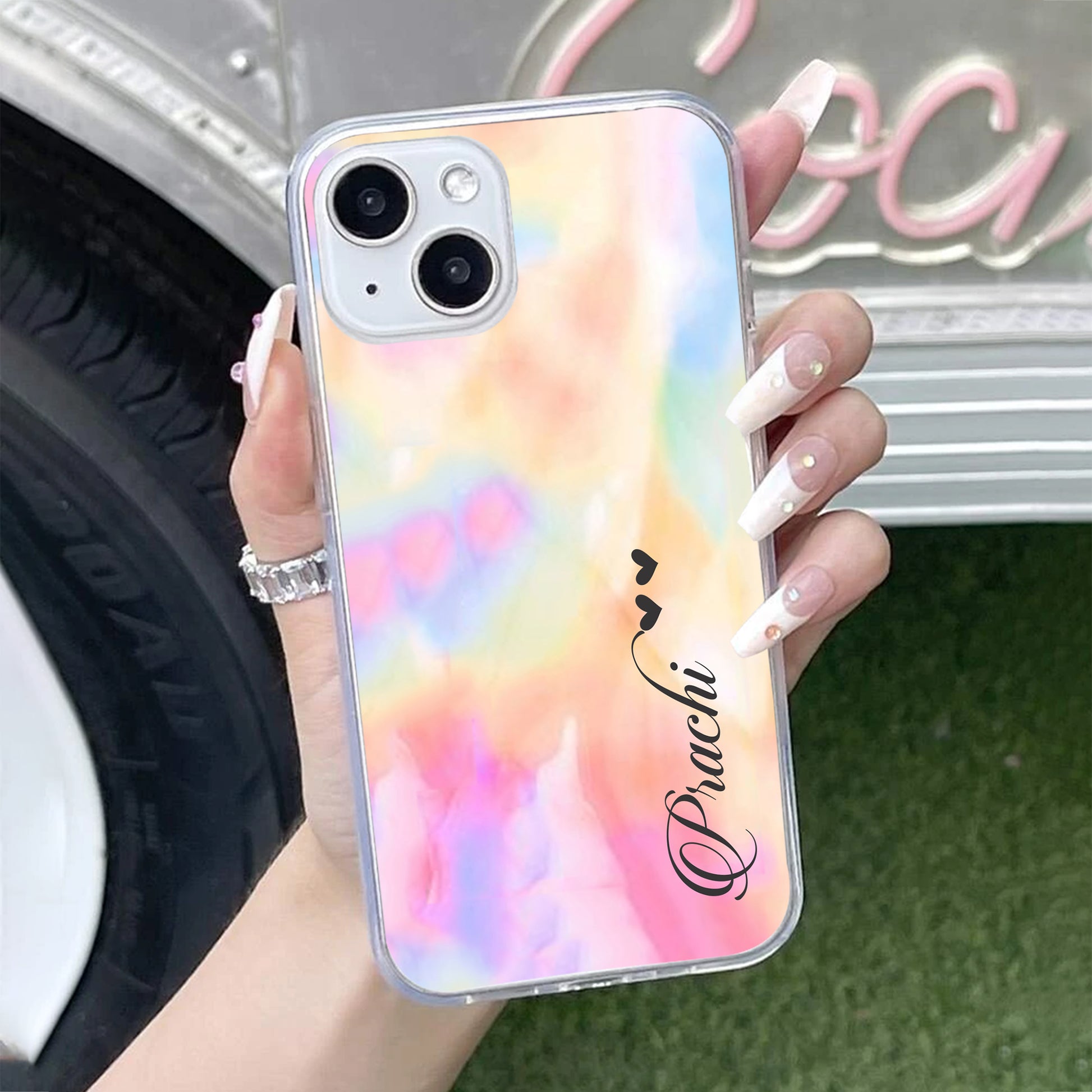 Customized Rainbow Silicon Case For iPhone ShopOnCliQ