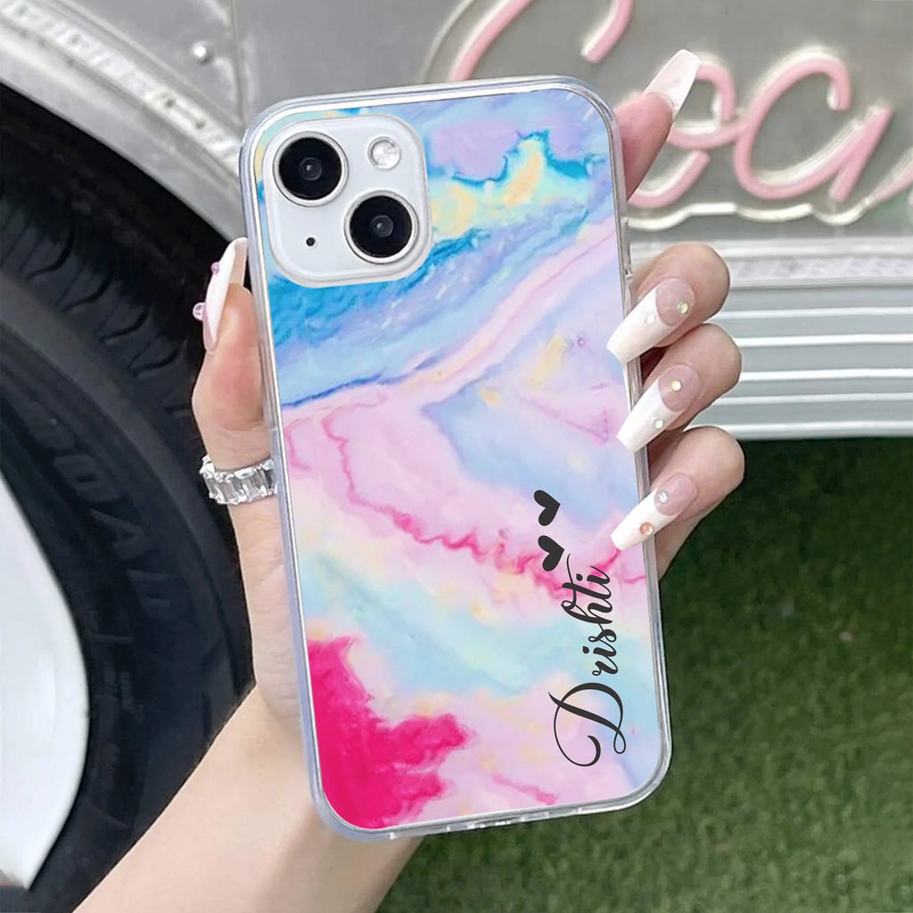 Customized Rainbow Anti Yellow Case For iPhone 14 Plus