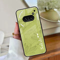 Customized luxury Mint Green leaves Glossy Metal Case Cover For Nothing - ShopOnCliQ