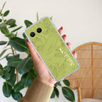 Customized luxury Mint Green leaves Anti Yellow Case For OnePlus Nord 4 5G