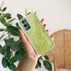 Customized luxury Mint Green leaves Transparent Silicon Case For OnePlus - ShopOnCliQ