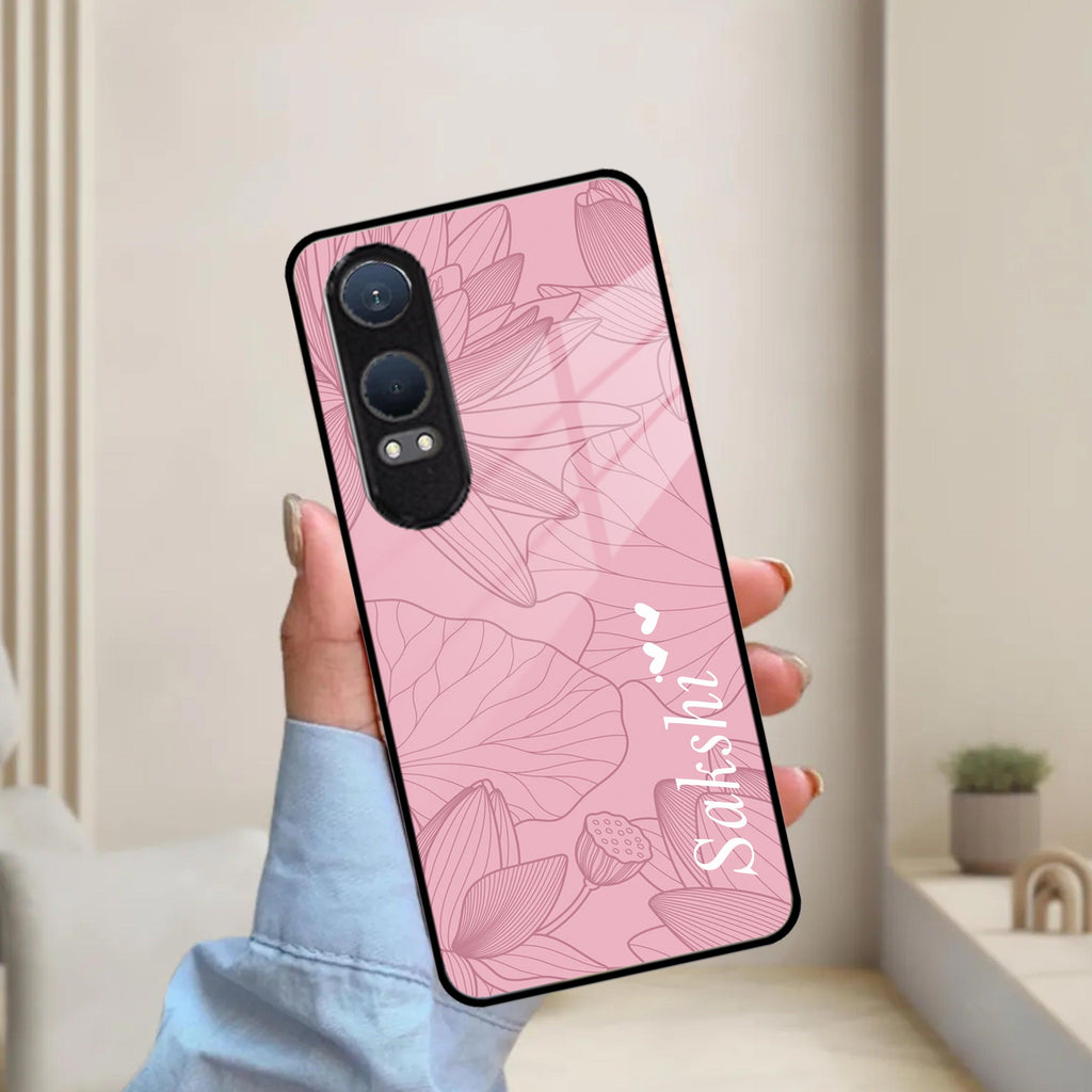 Customized luxury Peach leaves Glossy Metal Case Cover For OnePlus - ShopOnCliQ