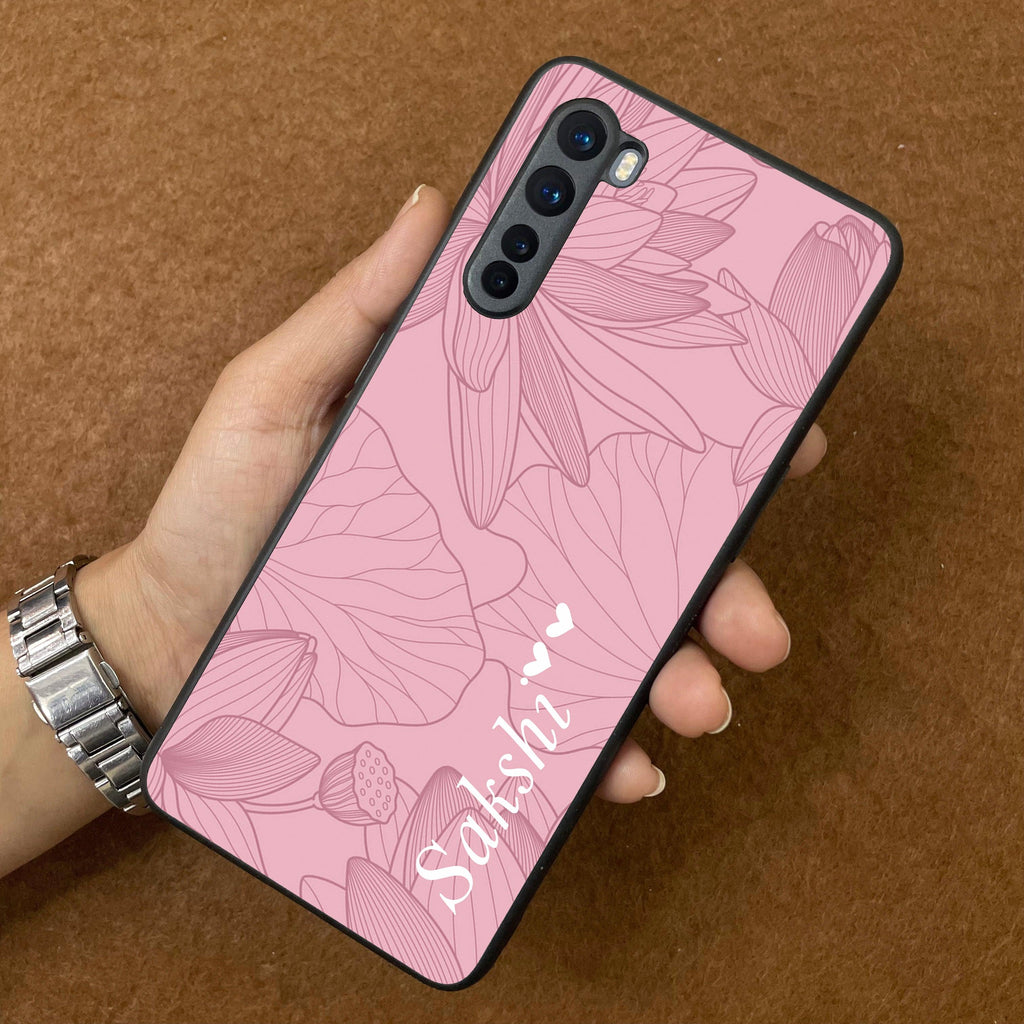 Customized luxury Peach leaves Glossy Metal Case Cover For OnePlus - ShopOnCliQ