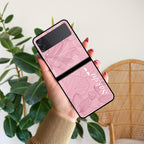 Customized luxury Peach leaves Glossy Metal Case Cover For Samsung - ShopOnCliQ