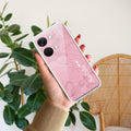 Customized luxury Peach leaves Transparent Silicon Case For OnePlus Nord CE 3 5G