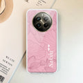 Customized luxury Peach leaves Transparent Silicon Case For Realme C67 5G