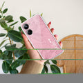 Customized luxury Peach leaves Transparent Silicon Case For Realme 11 5G