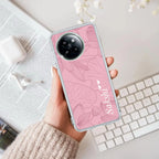 Customized luxury Peach leaves Transparent Silicon Case For Redmi Note 11 Pro / Redmi Note 11 Pro Plus 5G