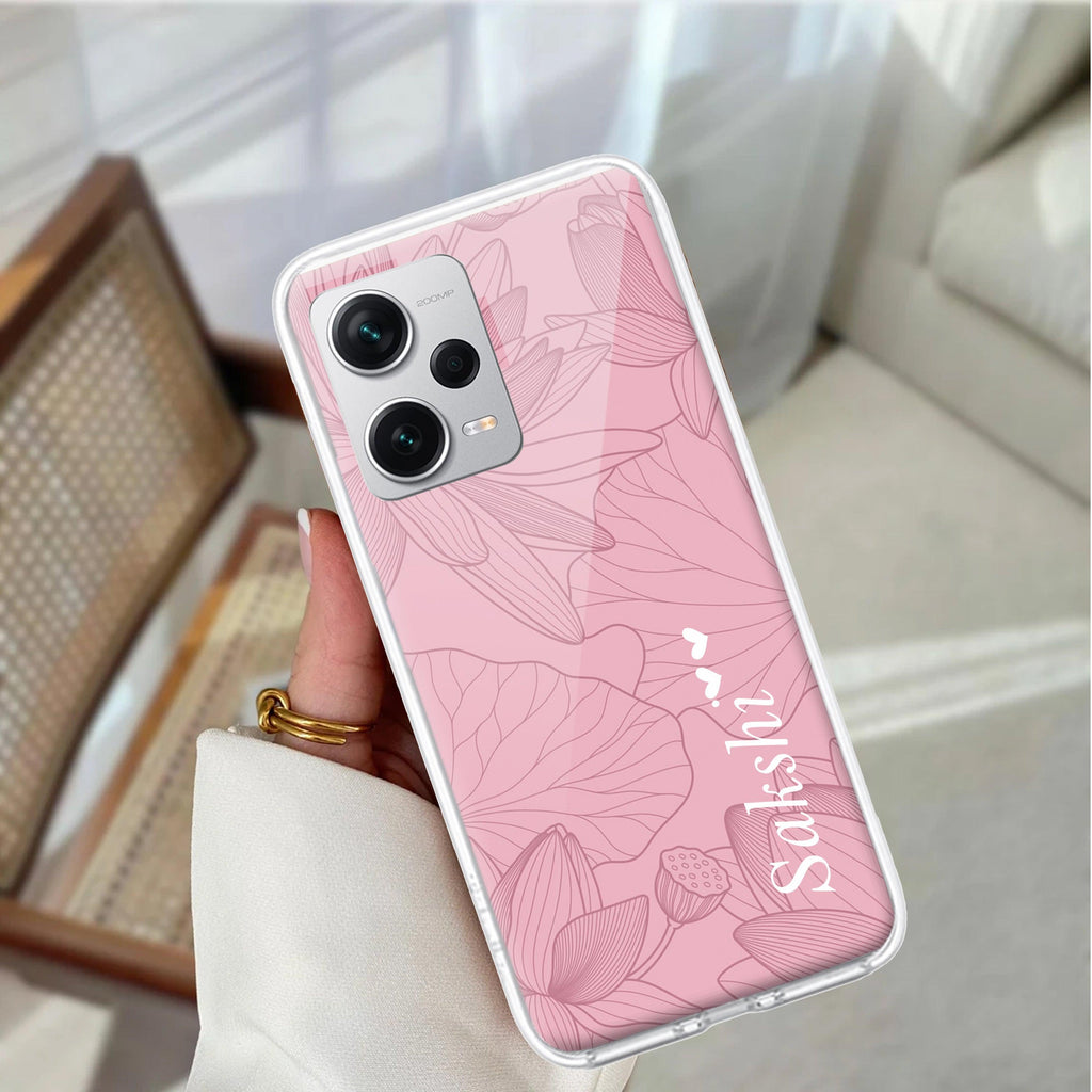 Customized luxury Peach leaves Transparent Silicon Case For Redmi/Xiaomi - ShopOnCliQ