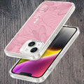 Customized luxury Peach leaves Transparent Silicon Case For Nothing Phone 2