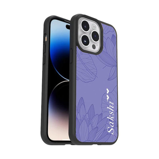 Customized luxury Purple leaves Glossy Metal Case Cover For OnePlus - ShopOnCliQ