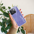 Customized luxury Purple leaves Transparent Silicon Case ForOnePlus 10T 5G