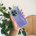 Customized luxury Purple leaves Transparent Silicon Case ForOnePlus 12 5G