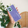 Customized luxury Purple leaves Transparent Silicon Case For Redmi Note 13 Pro Plus 5G
