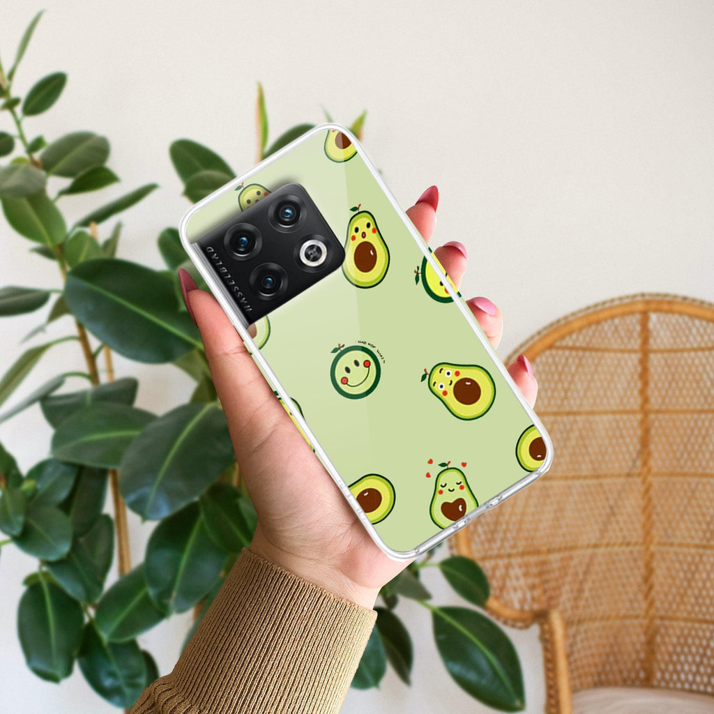 Cute Avocado Anti Yellow Case For OnePlus 10 Pro 5G