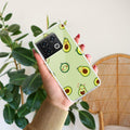 Cute Avocado Transparent Silicon Case For OnePlus 10 Pro 5G
