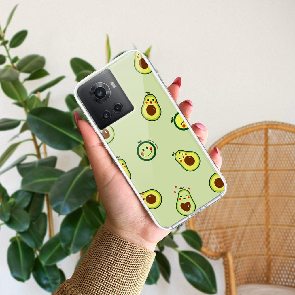 Cute Avocado Anti Yellow Case For OnePlus 10R 5G