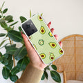 Cute Avocado Transparent Silicon Case For OnePlus 10R 5G