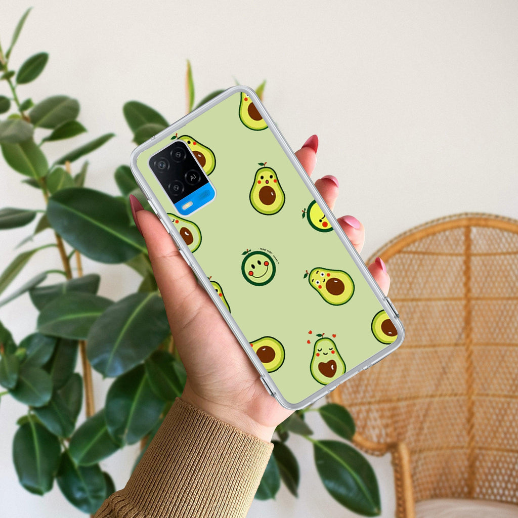 Cute Avocado Anti Yellow Case For Oppo A54