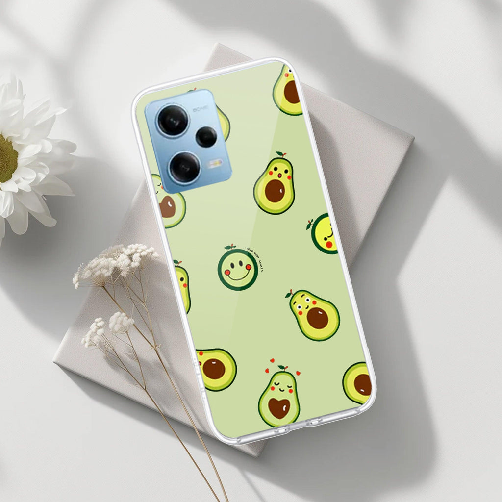Cute Avocado Transparent Silicon Case For Poco - ShopOnCliQ
