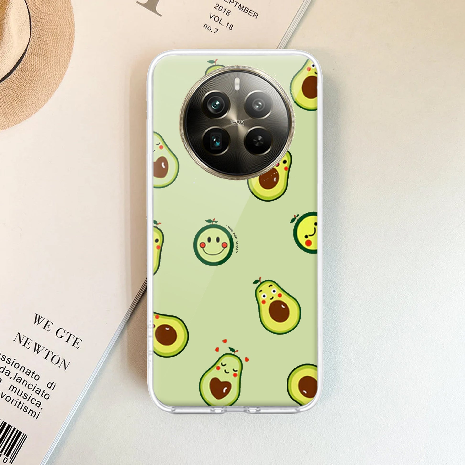 Cute Avocado Customize Transparent Silicon Case For Realme/Narzo ShopOnCliQ