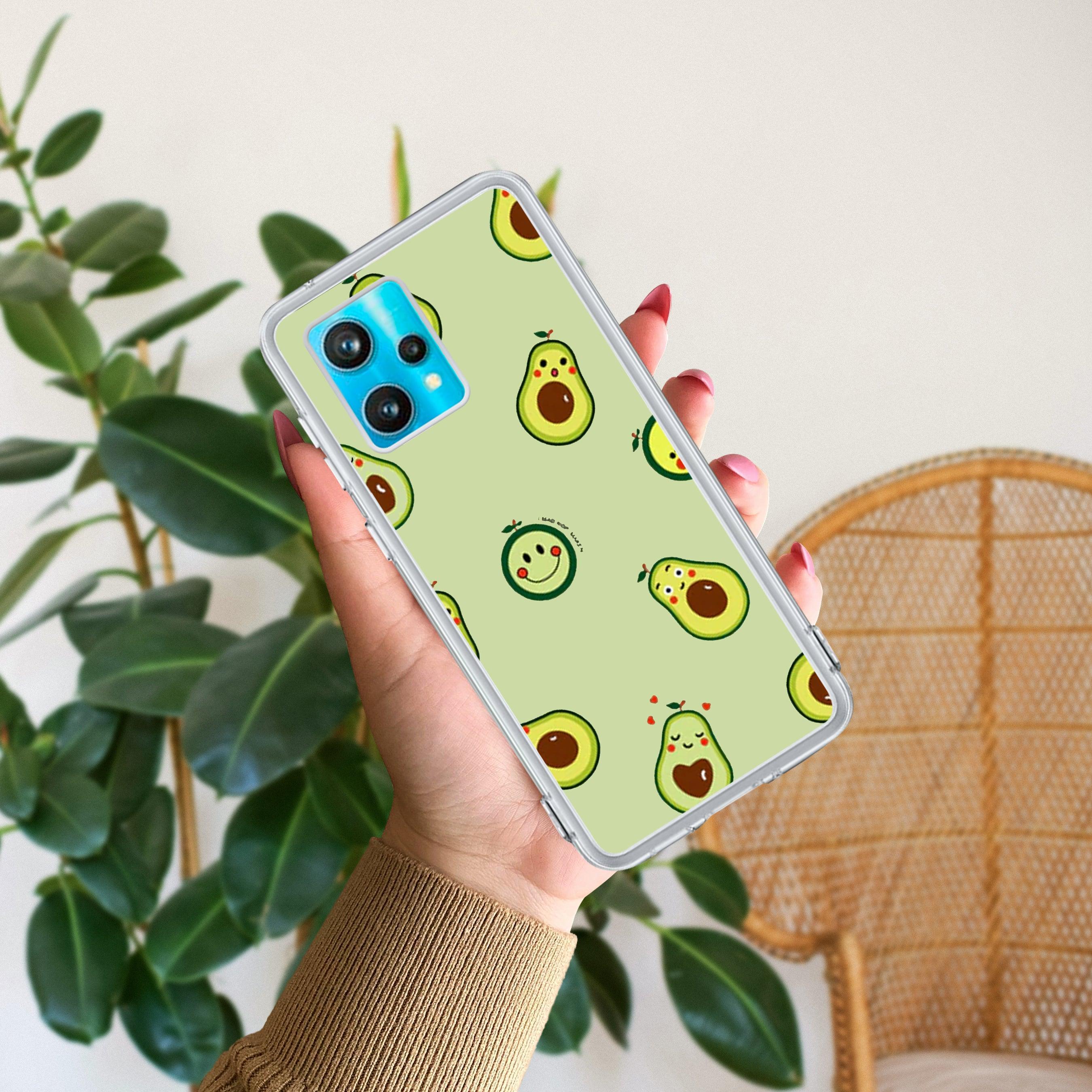 Cute Avocado Transparent Silicon Case For Realme/Narzo - ShopOnCliQ