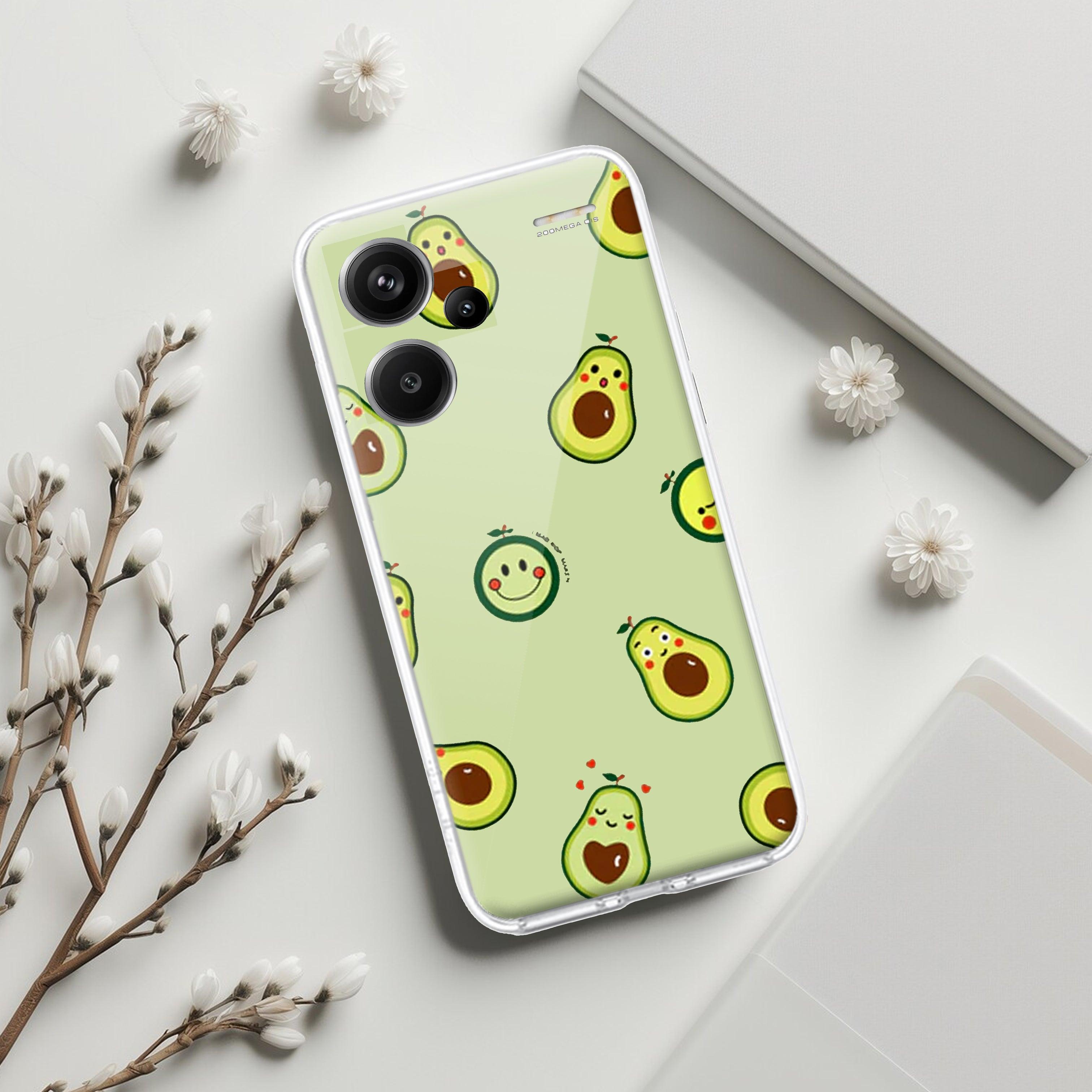 Cute Avocado Transparent Silicon Case For Redmi/Xiaomi - ShopOnCliQ