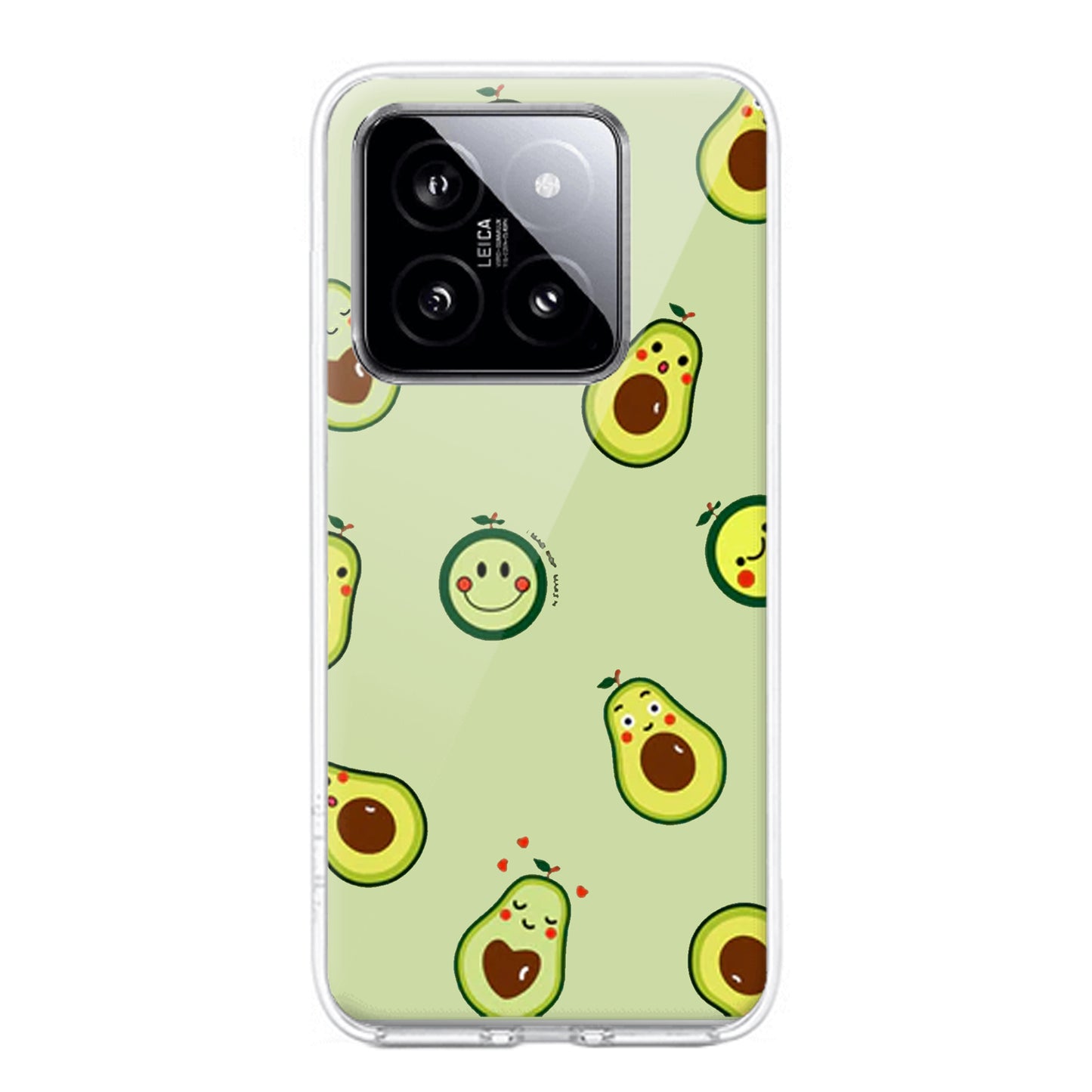 Cute Avocado Customize Transparent Silicon Case For Redmi/Xiaomi ShopOnCliQ