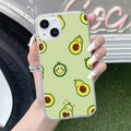 Cute Avocado Transparent Silicon Case For iPhone - ShopOnCliQ