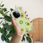 Cute Avocado Transparent Silicon Case For iQOO - ShopOnCliQ