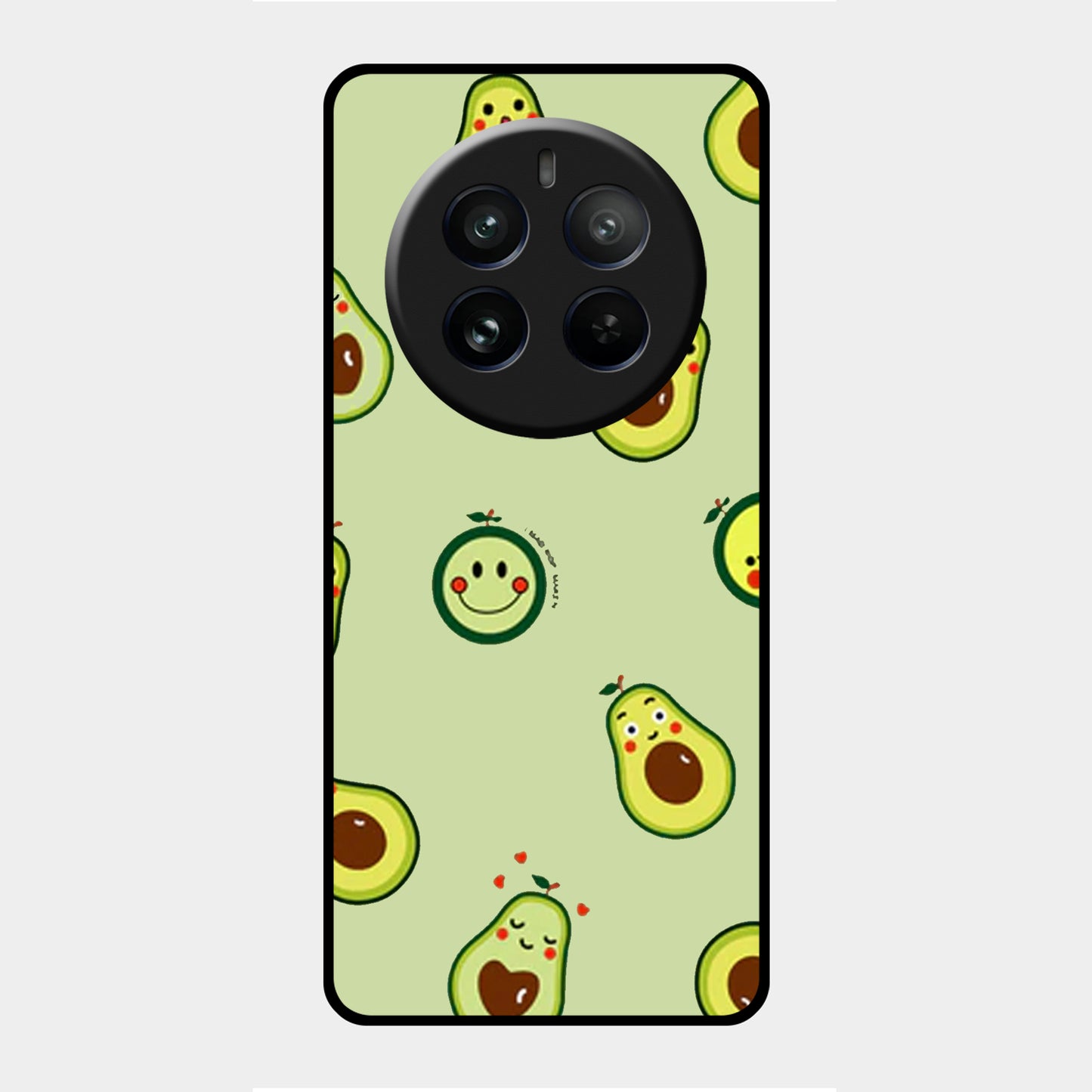 Cute Avocado Glossy Metal Case Cover For Realme ShopOnCliQ