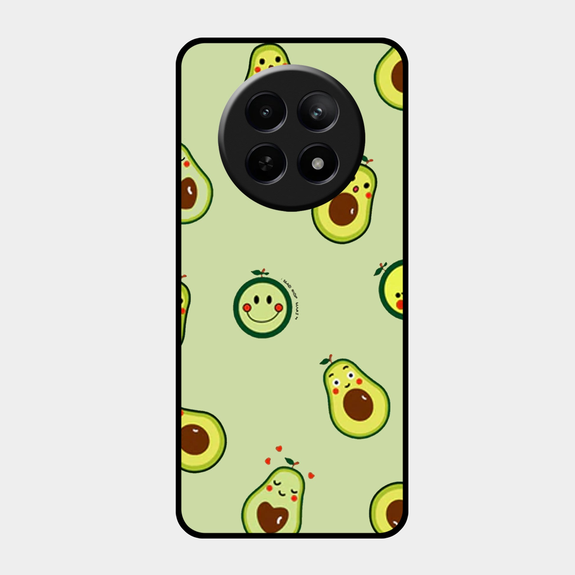 Cute Avocado Glossy Metal Case Cover For Realme ShopOnCliQ