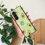 Cute Avocado Glossy Metal Case Cover For Samsung - ShopOnCliQ