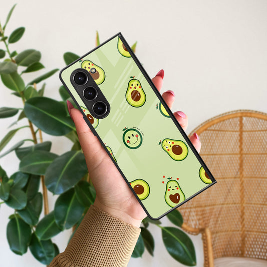 Cute Avocado Glossy Metal Case Cover For Samsung ShopOnCliQ