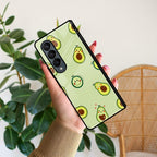 Cute Avocado Glossy Metal Case Cover For Samsung - ShopOnCliQ
