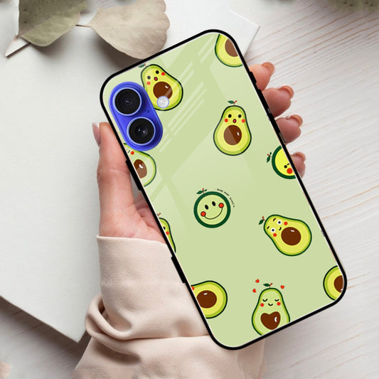 Cute Avocado Glossy Metal Case Cover For iPhone ShopOnCliQ