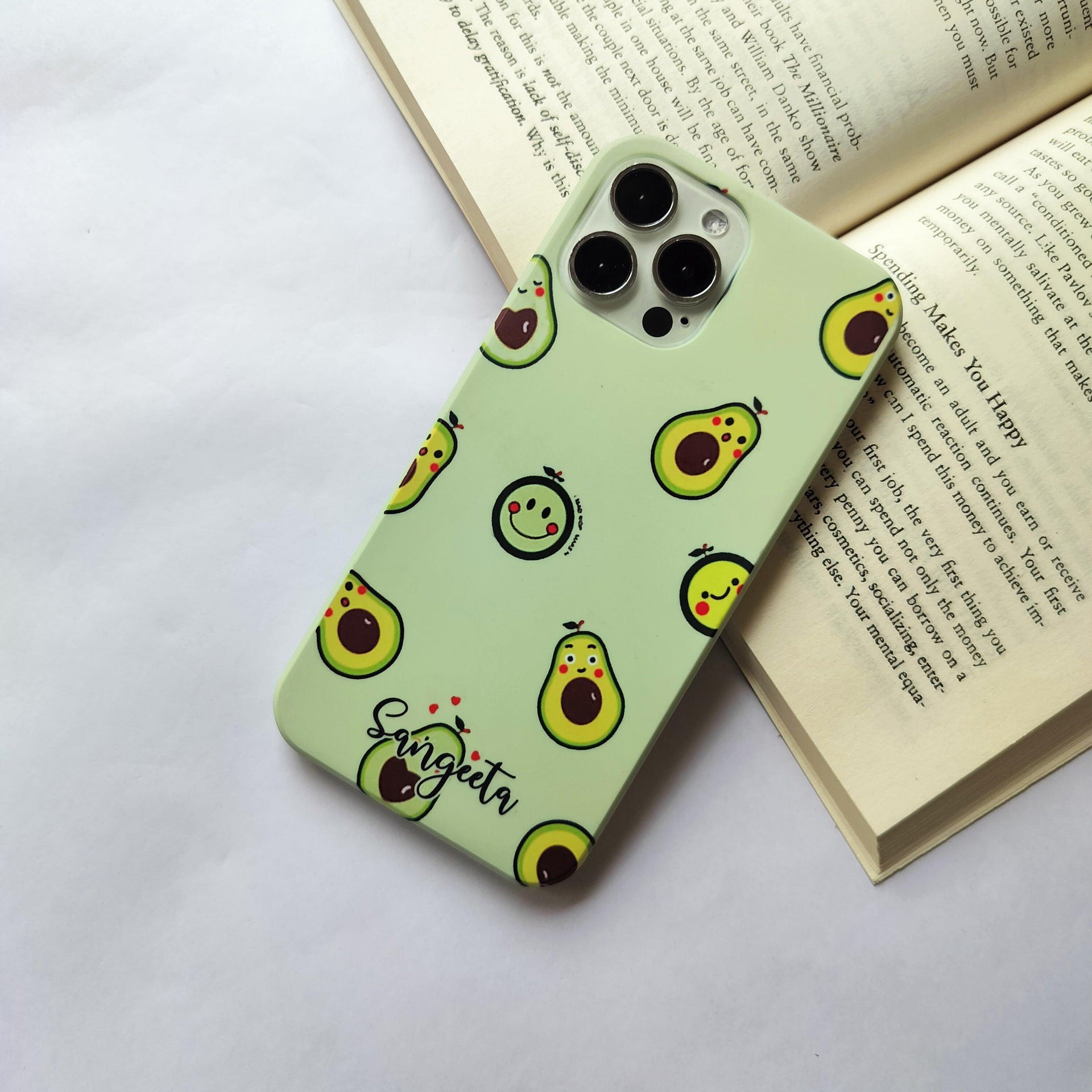 Cute Avocado Mobile Covers for Cute Girls- - Main Image