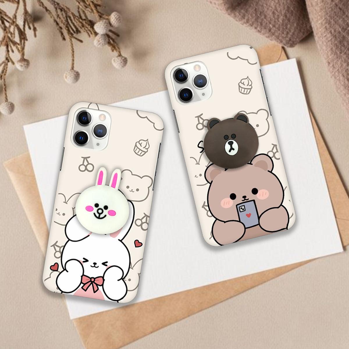 Cute Bear & Bunny Slim Phone Case Cover ShopOnCliQ