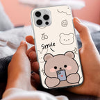 Cute Bear Transparent Silicon Case For Redmi/Xiaomi - ShopOnCliQ