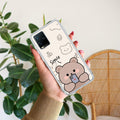Cute Bear Transparent Silicon Case For Vivo T1x
