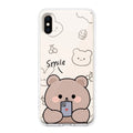 Cute Bear Transparent Silicon Case For iPhone 12 Pro Max