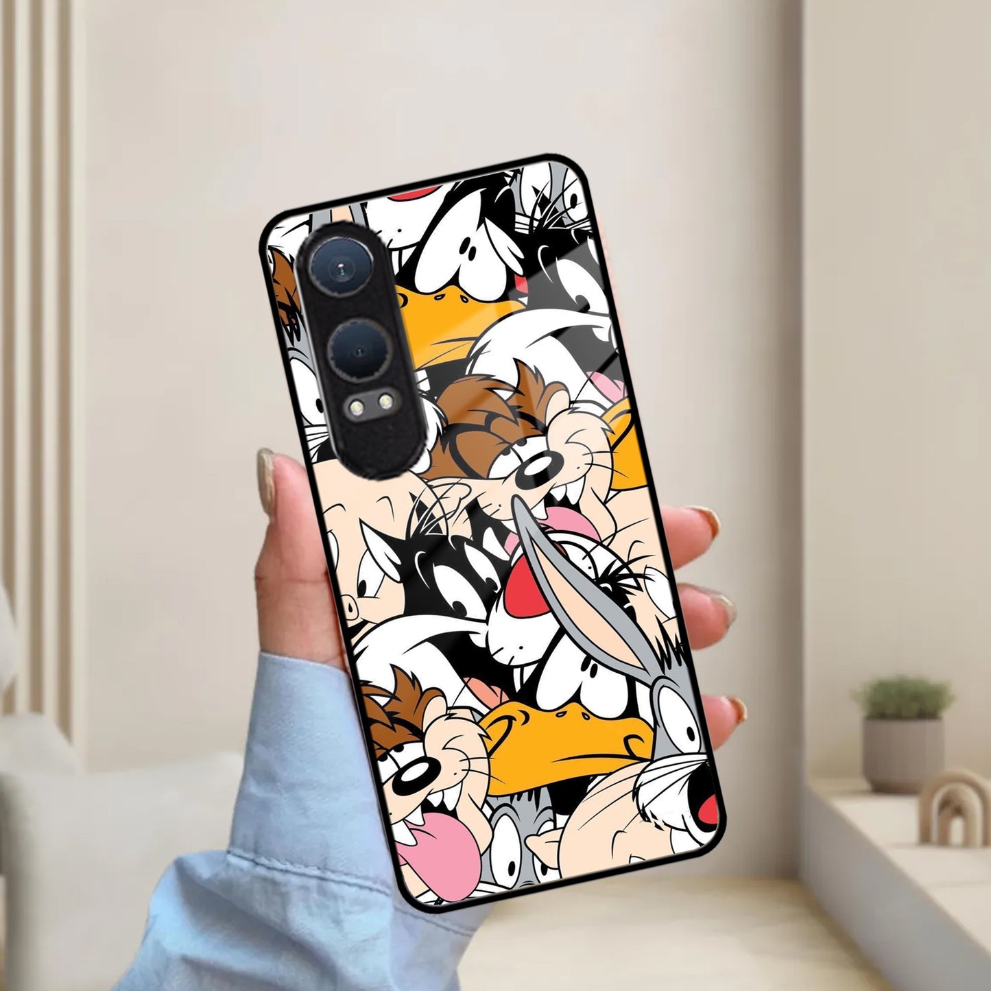 Cute Bugs Bunny Glossy Metal Case Cover For OnePlus ShopOnCliQ