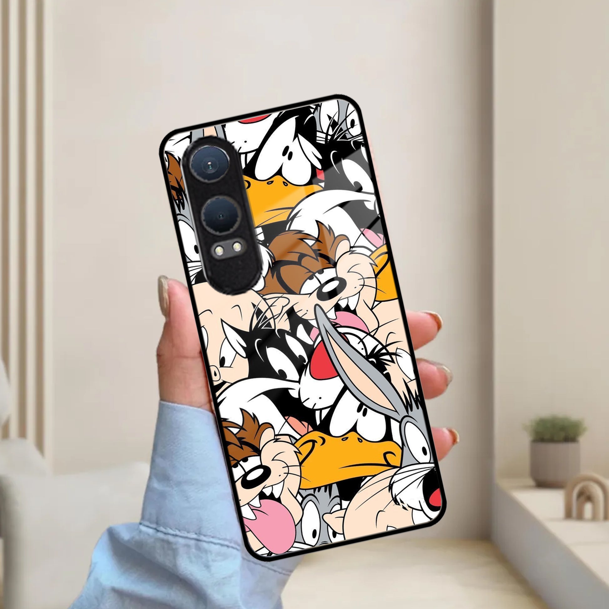 Cute Bugs Bunny Glossy Metal Case Cover For OnePlus ShopOnCliQ