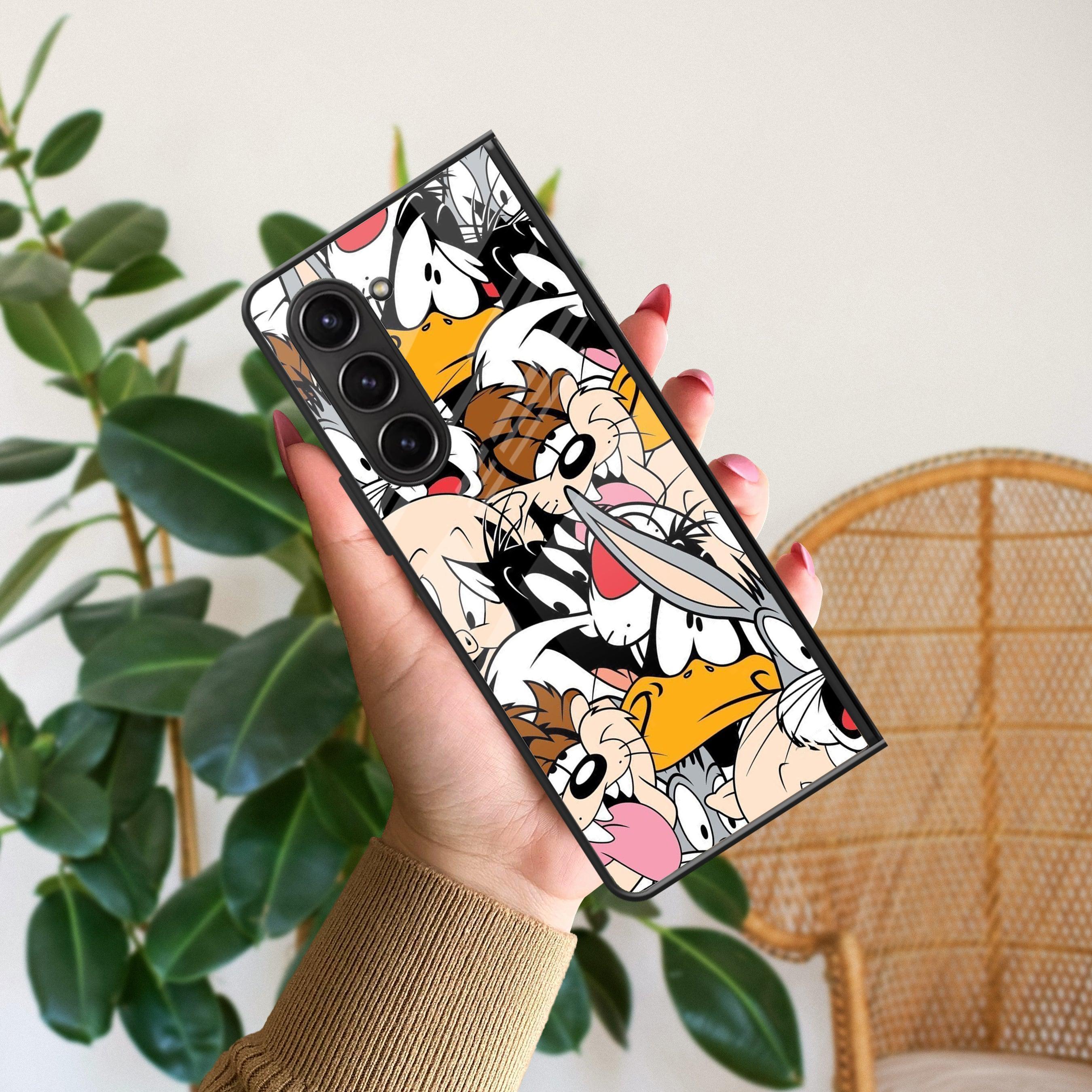Cute Bugs Bunny Glossy Metal Case Cover For Samsung - ShopOnCliQ