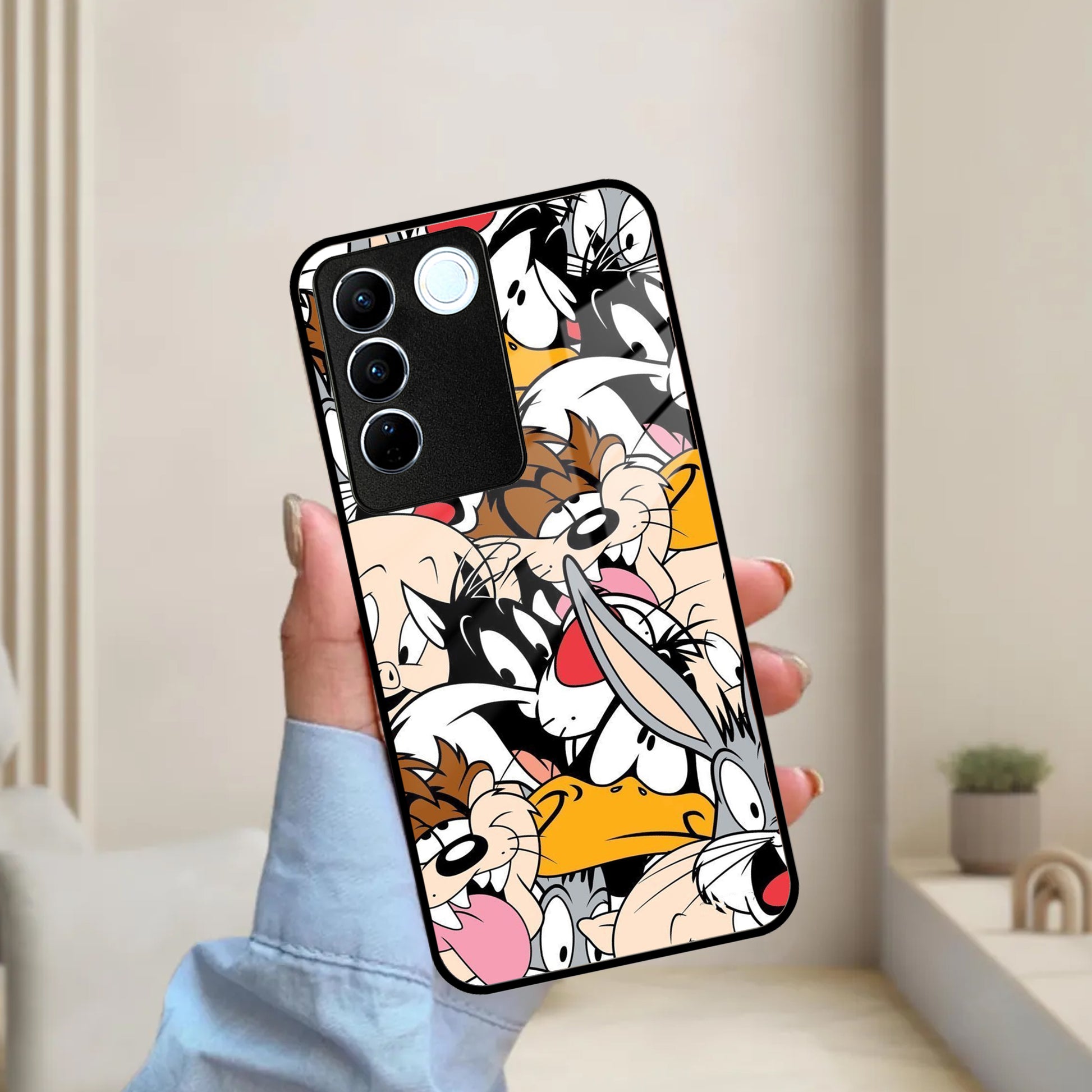 Cute Bugs Bunny Glossy Metal Case Cover For Vivo ShopOnCliQ