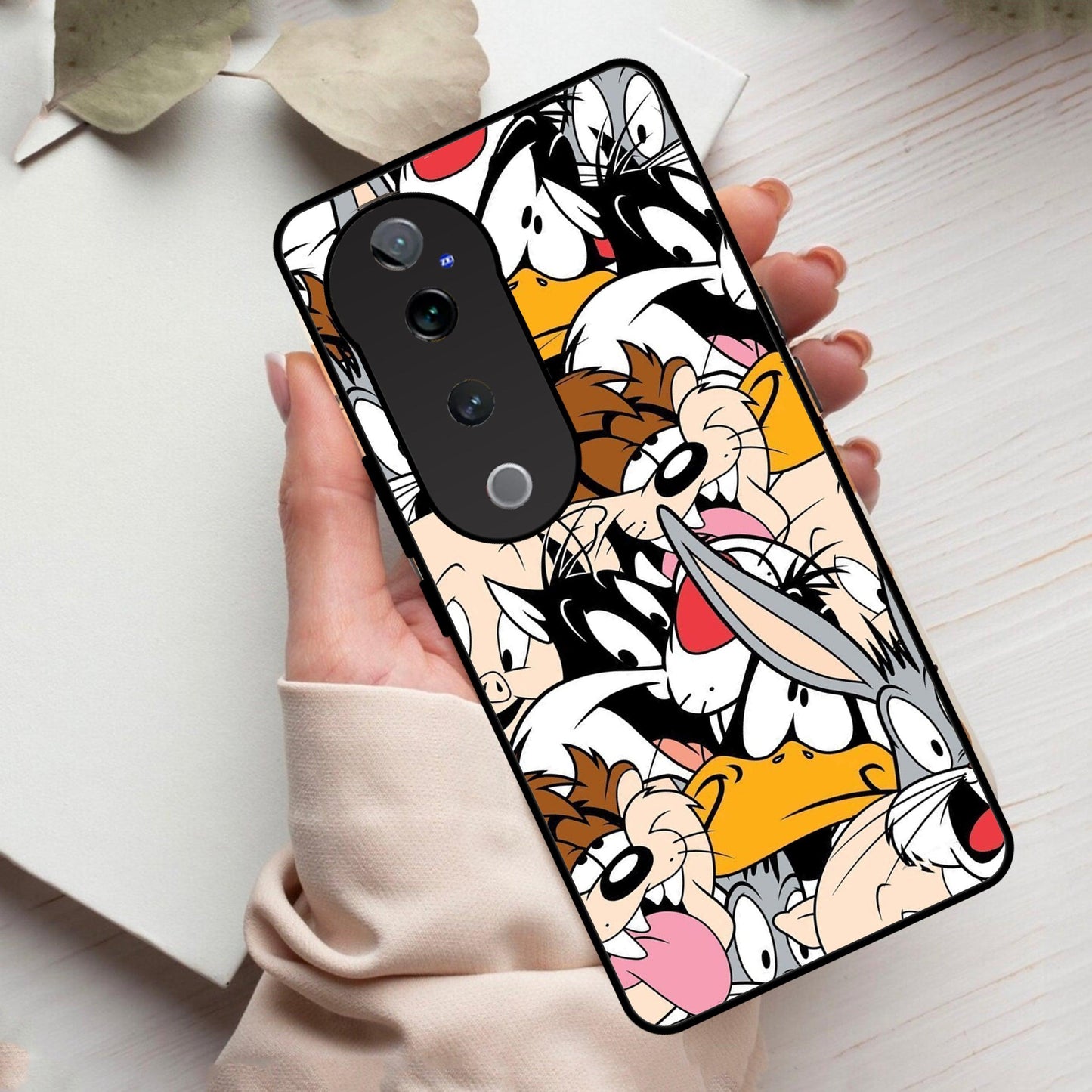 Cute Bugs Bunny Glossy Metal Case Cover For Vivo
