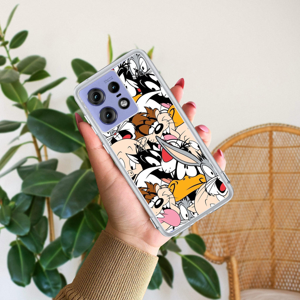 Cute Bugs Bunny Silicon Case For Motorola Edge 60 Pro 5G